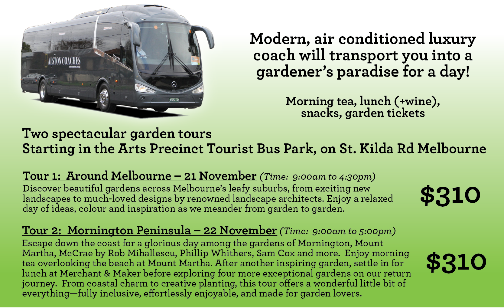 2026 Garden DesignFest Bus Tours